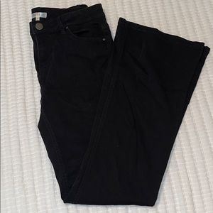 Black bootcut jeans